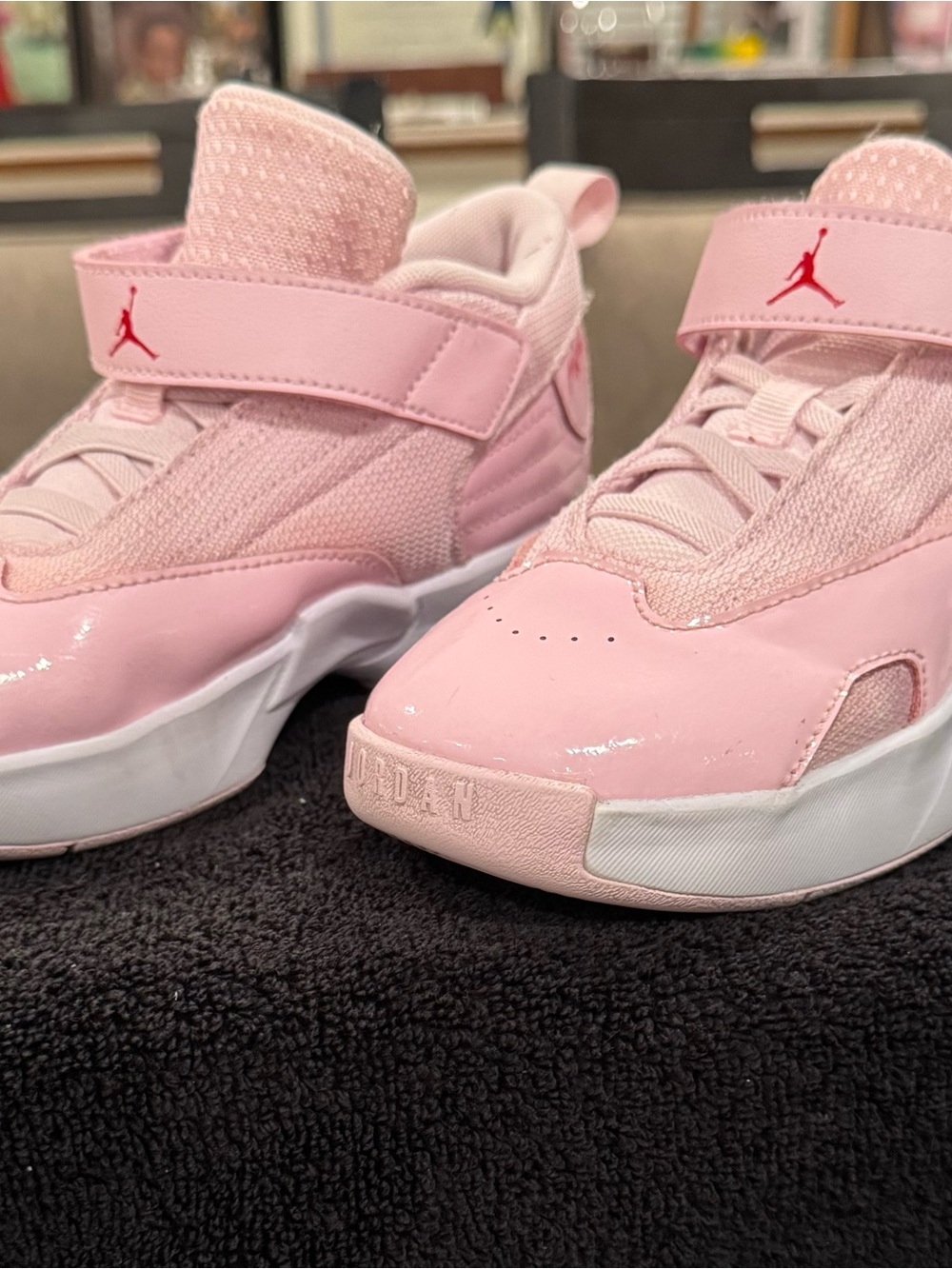 Jordan Flight Kids Pink basketball Sneakers
